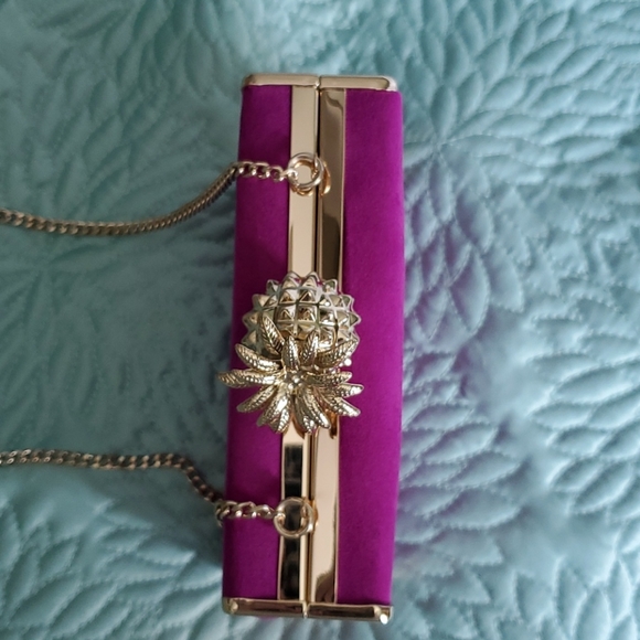 PINEAPPLE CLUTCH/SHOULDER PURSE - Picture 6 of 14